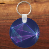 Constellation, Abstrakt Fantasy Fraktal Art Schlüsselanhänger (Vorderseite)