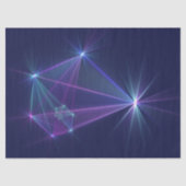 Constellation, Abstrakt Fantasy Fraktal Art Seidenpapier (Vorderseite)