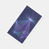 Constellation, Abstrakt Fantasy Fraktal Art Serviette (Ecke)