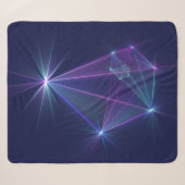 Constellation, Abstrakt Fantasy Fraktal Art Sherpadecke (Vorderseite (Horizontal))