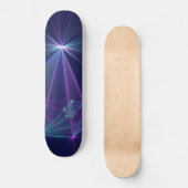 Constellation, Abstrakt Fantasy Fraktal Art Skateb Skateboard (Vorderseite)