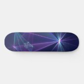 Constellation, Abstrakt Fantasy Fraktal Art Skateb Skateboard (Horizontal)