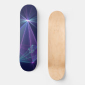 Constellation, Abstrakt Fantasy Fraktal Art Skateb Skateboard (Vorderseite)
