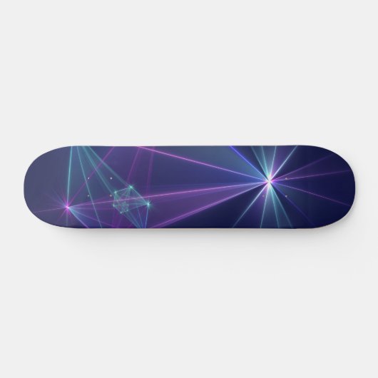 Constellation, Abstrakt Fantasy Fraktal Art Skateboard (Horizontal)