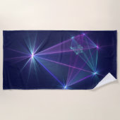 Constellation, Abstrakt Fantasy Fraktal Art Strandtuch (Vorderseite)
