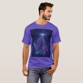 Constellation, Abstrakt Fantasy Fraktal Art T-Shirt (Vorne ganz)