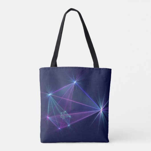 Constellation, Abstrakt Fantasy Fraktal Art Tasche (Rückseite)