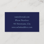 Constellation, Abstrakt Fantasy Fraktal Art Visitenkarte (Rückseite)