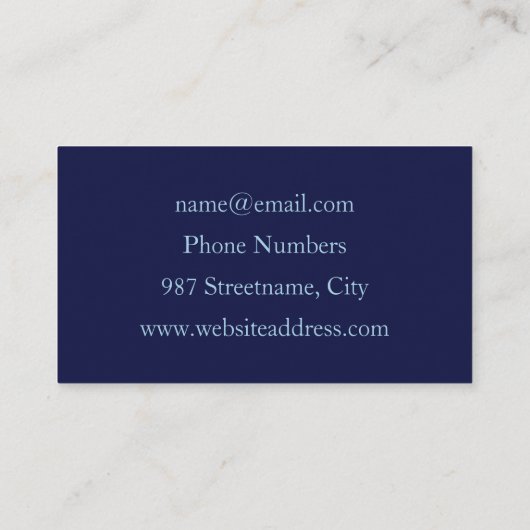 Constellation, Abstrakt Fantasy Fraktal Art Visitenkarte (Rückseite)