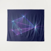Constellation, Abstrakt Fantasy Fraktal Art Wandteppich (Vorderseite (Horizontal))
