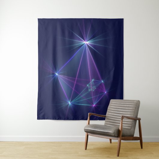 Constellation, Abstrakt Fantasy Fraktal Art Wandteppich (Beispiel)