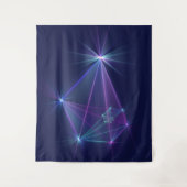 Constellation, Abstrakt Fantasy Fraktal Art Wandteppich (Vorderseite)