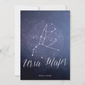 Constellation Celestial Tischnummer Ursa Major (Vorderseite)