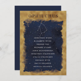 Constellation Celestiating Chart OPHIUCHUS