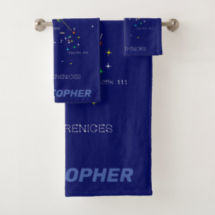 Constellation Coma Berenices Badhandtuch Set
