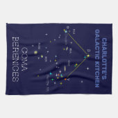Constellation Coma Berenices Geschirrtuch (Horizontal)