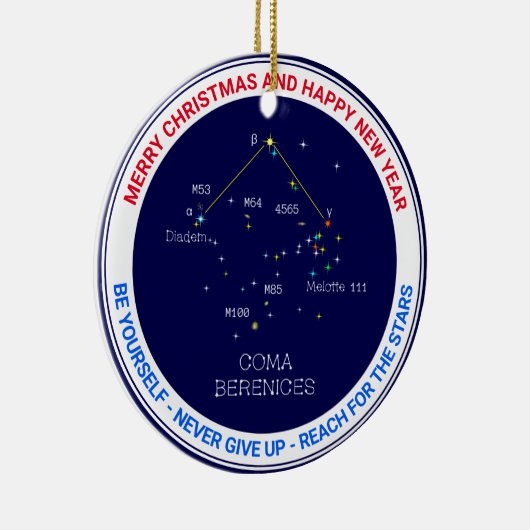 Constellation Coma Berenices Keramik Ornament (Rechts)