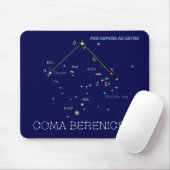Constellation Coma Berenices Mousepad (Mit Mouse)