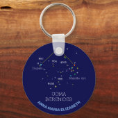 Constellation Coma Berenices Schlüsselanhänger (Vorderseite)