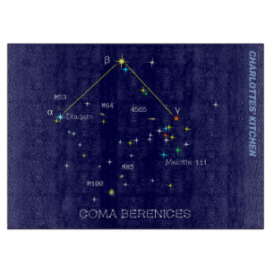 Constellation Coma Berenices Schneidebrett