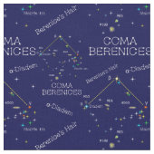 Constellation Coma Berenices Stoff (Nahaufnahme)