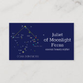 Constellation Coma Berenices Visitenkarte (Vorderseite)