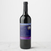Constellation Coma Berenices Weinetikett (Vorderseite)