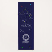 Constellation Coma Berenices Yogamatte (Vorderseite)