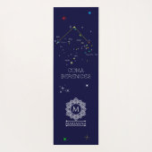 Constellation Coma Berenices Yogamatte (Rückseite)