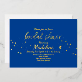Constellation Gold Wedding Foil gedrängt Einladung