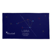 Constellation LIBRA einzigartig, beeindruckend Kissenbezug (Rückseite)