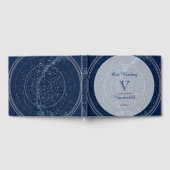 Constellation Night Sky Wedding Gästebuch (Voll)