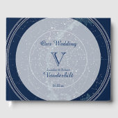 Constellation Night Sky Wedding Gästebuch (Vorderseite)