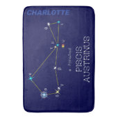 Constellation Piscis Austrinus Badematte (Vorderseite Vertikal)