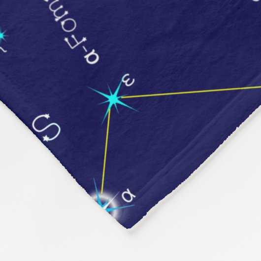 Constellation Piscis Austrinus Fleecedecke (Ecke)