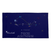 Constellation Piscis Austrinus Kissenbezug (Rückseite)