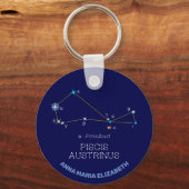 Constellation Piscis Austrinus Schlüsselanhänger (Vorderseite)