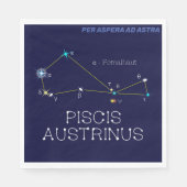 Constellation Piscis Austrinus Serviette (Vorderseite)