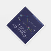 Constellation Piscis Austrinus Serviette (Ecke)