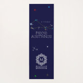 Constellation Piscis Austrinus Yogamatte (Rückseite)