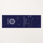 Constellation Piscis Austrinus Yogamatte (Vorderseite (Horizontal))