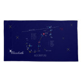 Constellation SCORPIUS einzigartig, beeindruckend Kissenbezug (Rückseite)