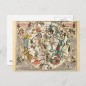 Constellation Sky Celestial Zodiac Star Karte (Vorne/Hinten)