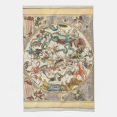 Constellation Sky Celestial Zodiac Star Karte Handtuch (Vertikal)