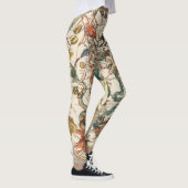 Constellation Sky Celestial Zodiac Star Karte Leggings (Rechts)
