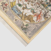 Constellation Sky Celestial Zodiac Star Karte Seidenpapier (Ausschnitt)