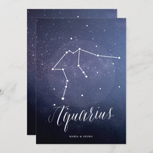 Constellation Star Celestial Tischnummer (Vorne/Hinten)