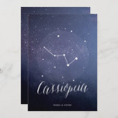 Constellation Star Tischnummer Cassiopeia (Vorne/Hinten)
