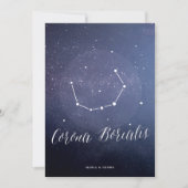 Constellation Star Tischnummer Corona Borealis (Vorderseite)