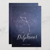 Constellation Star Tischnummer Delphinus (Vorne/Hinten)